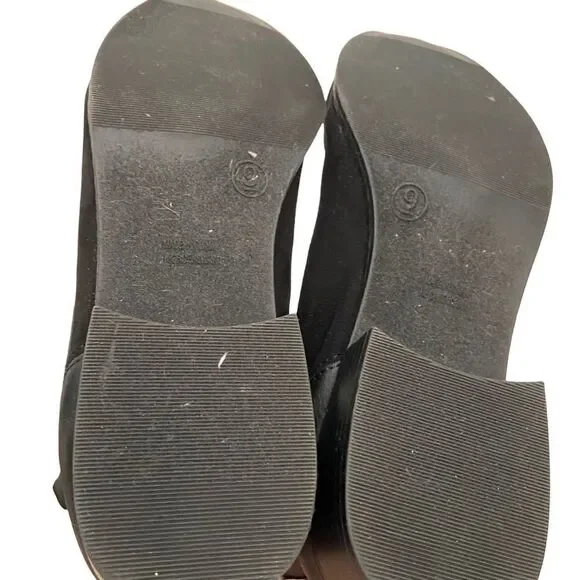 Gap Chelsea Flat Boots in Size 9 Color True Black - Picture 10 of 12